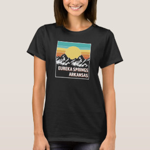 EUREKA SPRINGS ARKANSAS Retro sunset USA Souvenir T-Shirt