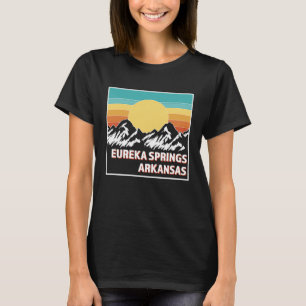 EUREKA SPRINGS ARKANSAS Retro sunset USA Souvenir T-Shirt