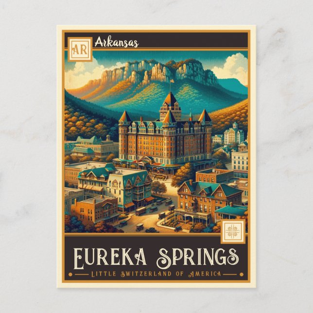 Eureka Springs, Arkansas | Vintage Postcard (Front)