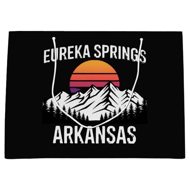 Eureka Springs Large Gift Bag (Front)