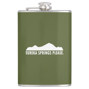 Eureka Springs Please Hip Flask
