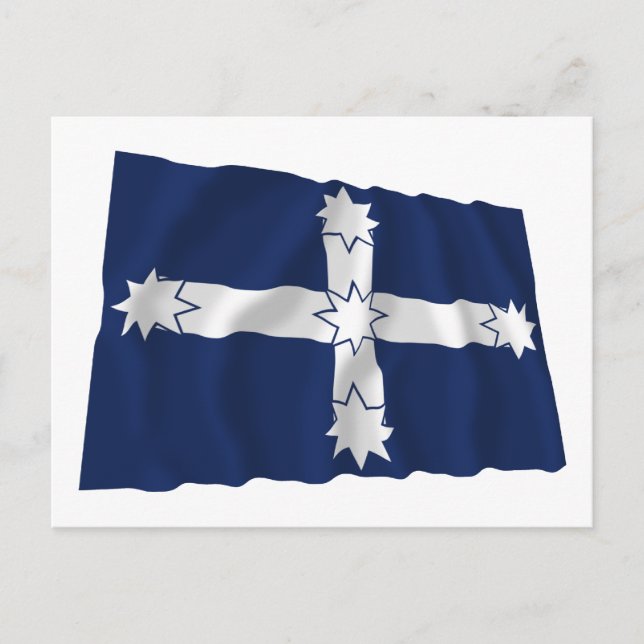 Eureka Stockade Waving Flag Postcard (Front)