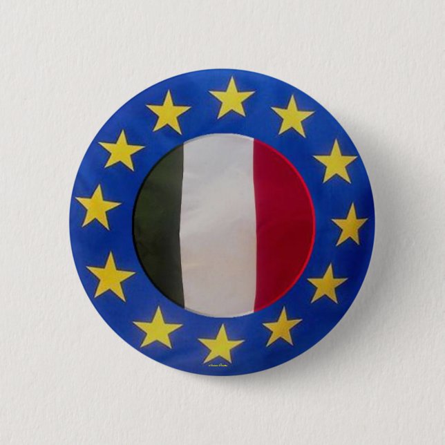 Euro 2008 -Italy- Button (Front)