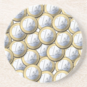 Euro Coins coaster