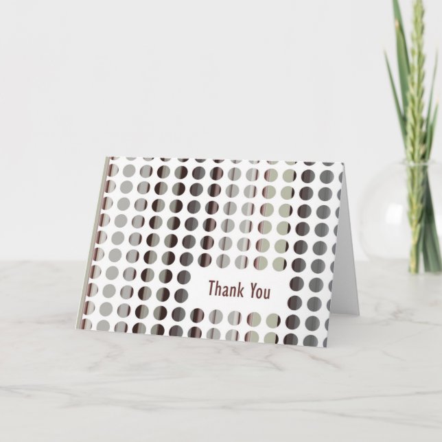 Euro Retro Thank You Card (Front)