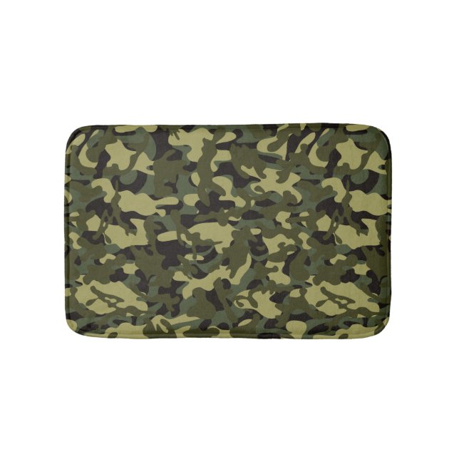 Euro Spring Camouflage Bath Mat (Front)
