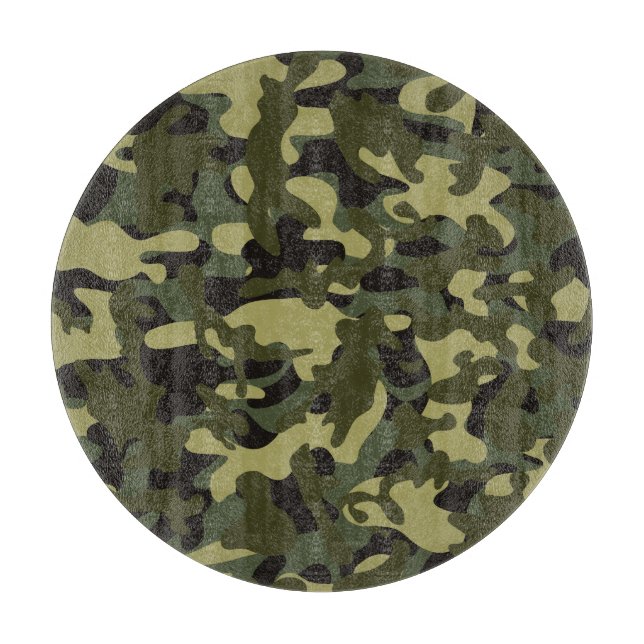 Euro Spring Camouflage  Cutting Board (Front)