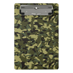 Euro Spring Camouflage Mini Clipboard