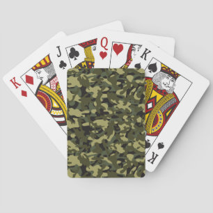 Euro Spring Camouflage  Playing Cards