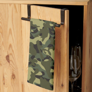Euro Spring Camouflage Tea Towel