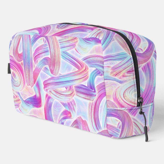 eurobeat holorave - pink and blue : Get-Ready Bag (Right Corner)