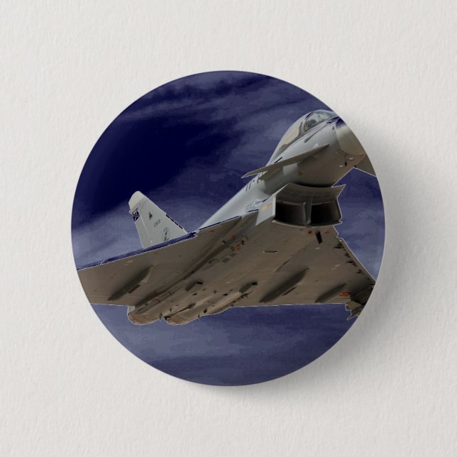 EUROFIGHTER TYPHOON 6 CM ROUND BADGE (Front)