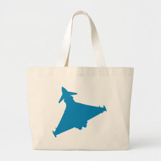 Eurofighter Typhoon Fighter Jet Large Tote Bag