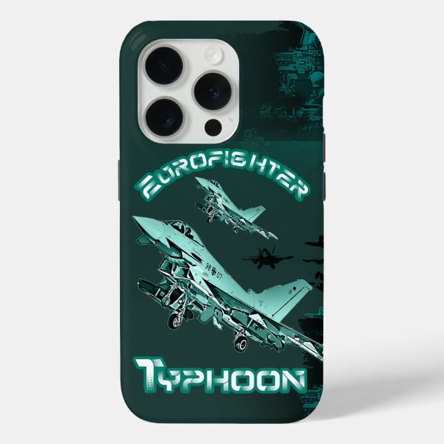 Eurofighter typhoon fighterjet phone case (Back)