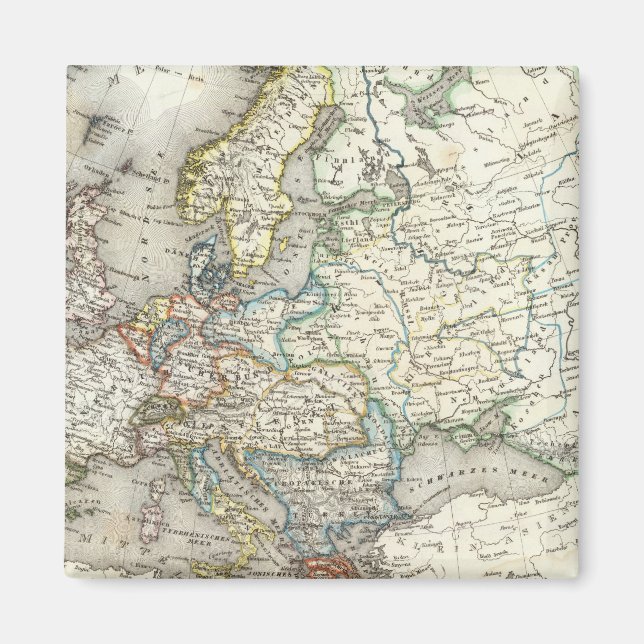 Europ Map Magnet (Front)