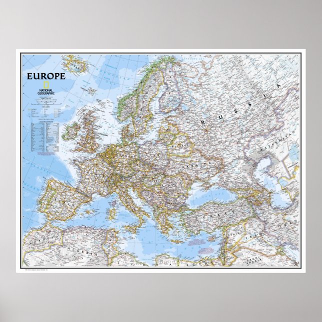 " Europa: 2006 Detailed MAP ... Poster (Front)