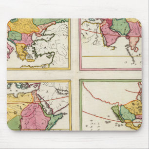 Europa, Asia, Africa, America Mouse Pad