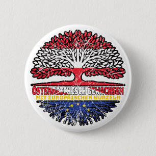 Europa Auerisch Österreichische Baum 6 Cm Round Badge