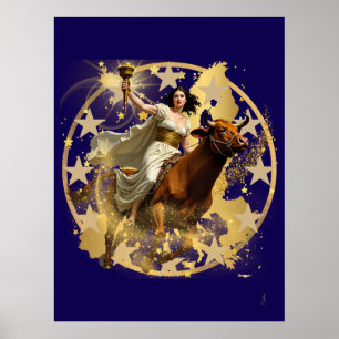 Europa Aurora Poster