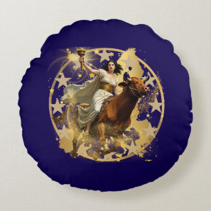 Europa Aurora Round Cushion