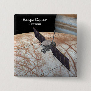 Europa Clipper Mission Spacecraft 15 Cm Square Badge