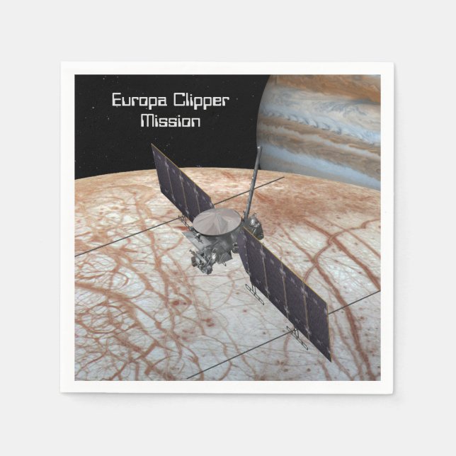 Europa Clipper Mission Spacecraft Napkin (Front)