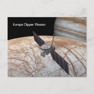 Europa Clipper Mission Spacecraft Postcard