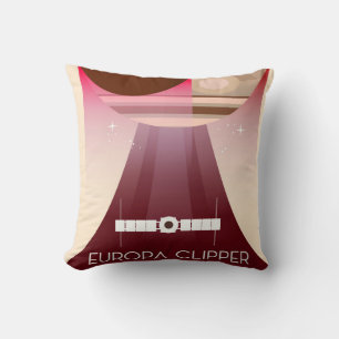 Europa Clipper Space Art Cushion