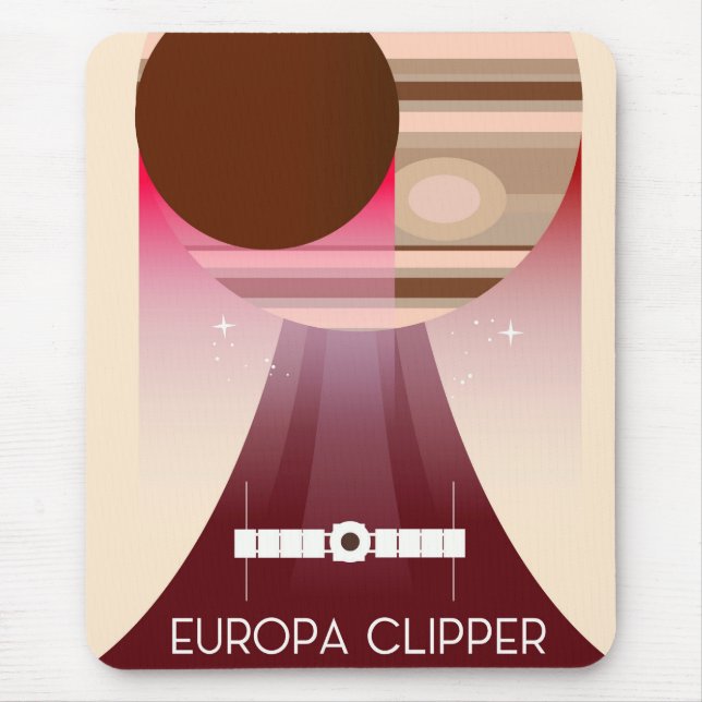 Europa Clipper Space Art Mouse Pad (Front)