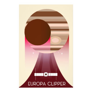 Europa Clipper Space Art Photo Print