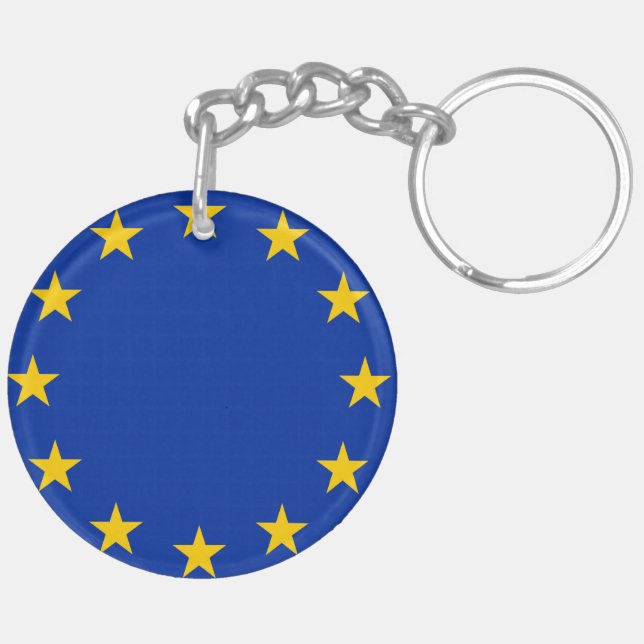 Europa Fahne Key Ring (Back Left)