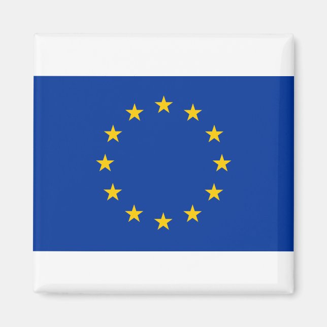 Europa flag magnet (Front)