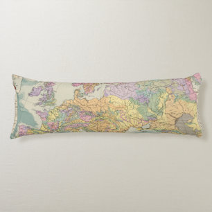 Europa - Geologic Map of Europe Body Cushion