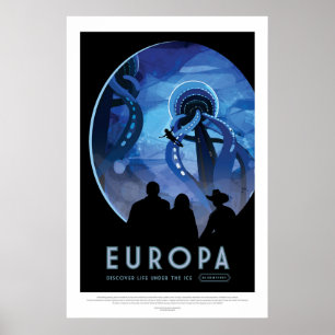 Europa NASA Visions of the Future Poster