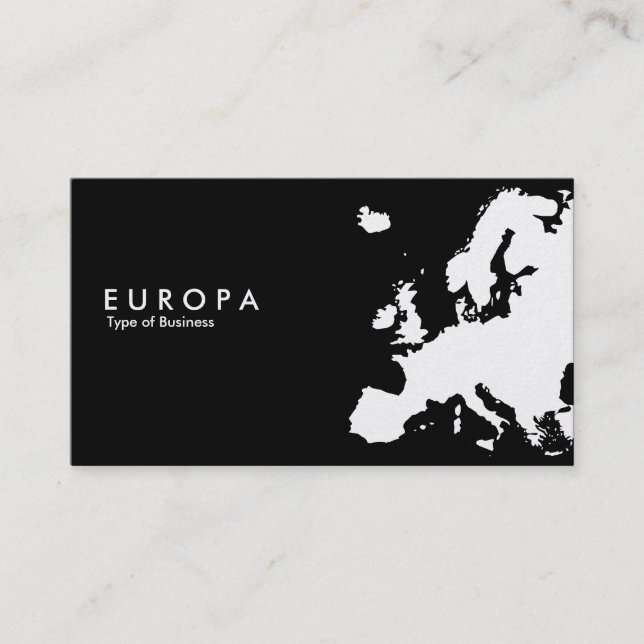 EUROPA v2- Gold Business Card (Front)