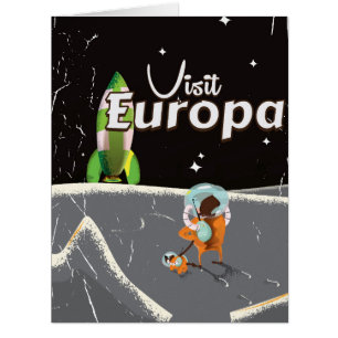 Europa vintage travel poster
