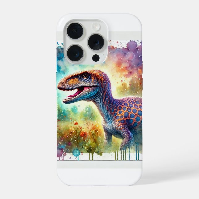 Europasaurus 010824AREF110 - Watercolor iPhone Case (Back)