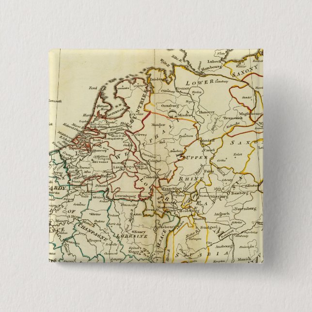 Europe 10 15 cm square badge (Front)