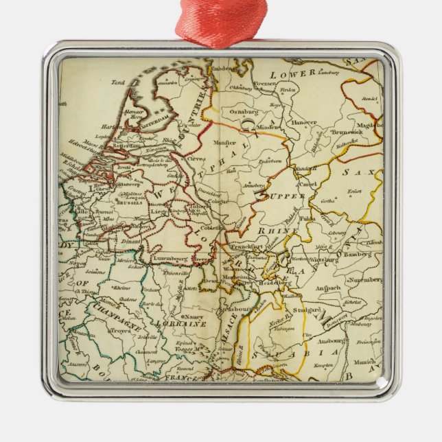 Europe 10 metal ornament (Front)