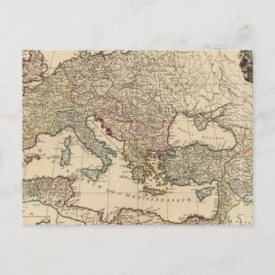 Europe 10 postcard