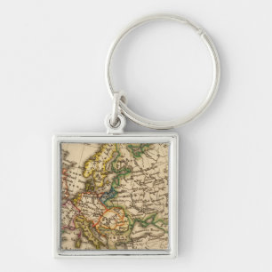 Europe 12 key ring