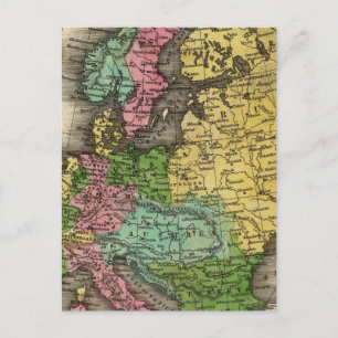 Europe 12 postcard
