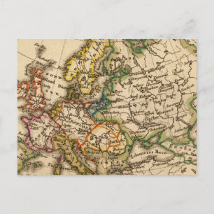 Europe 12 postcard