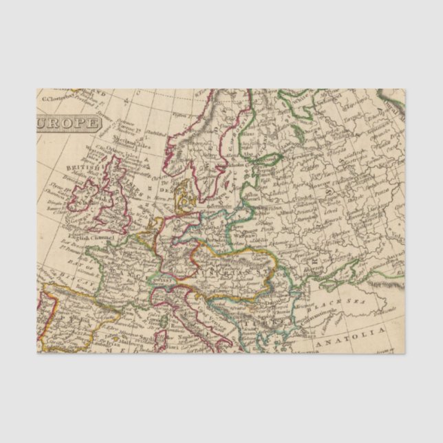 Europe 13 tissue paper (Front)