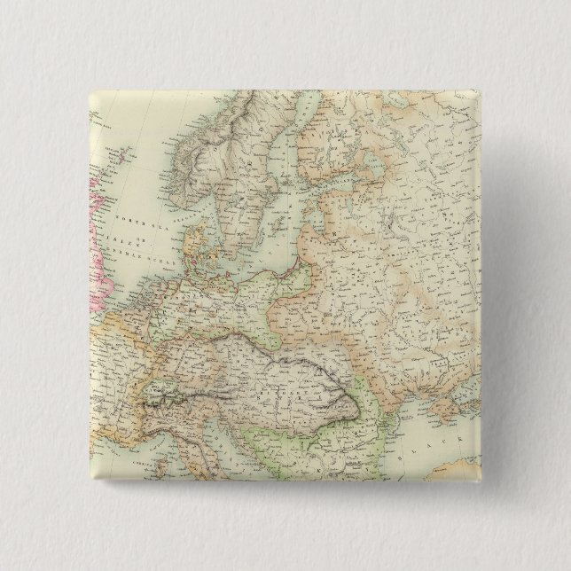 Europe 14 15 cm square badge (Front)