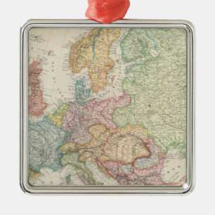 Europe 16 metal tree decoration
