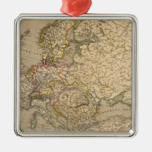 Europe 17 metal tree decoration