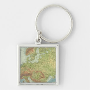 Europe 18 key ring