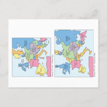 Europe 1914 Postcard