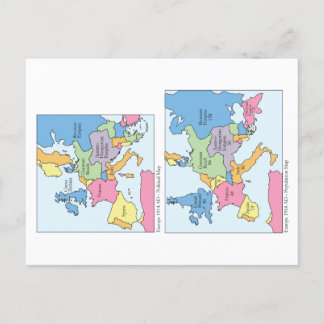 Europe 1914 Postcard